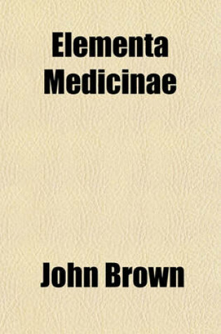 Cover of Elementa Medicinae