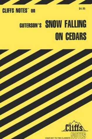 Cover of Cliffsnotes on Guterson's Snow Falling on Cedars