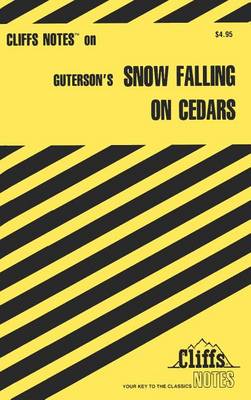 Book cover for Cliffsnotes on Guterson's Snow Falling on Cedars