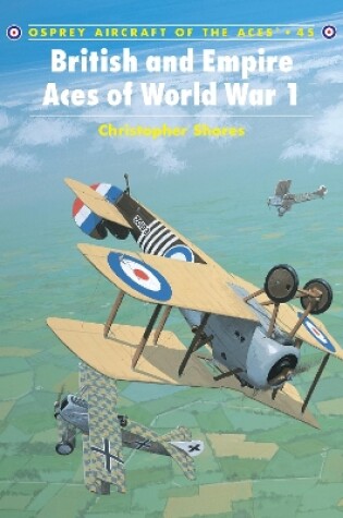 Cover of British and Empire Aces of World War 1