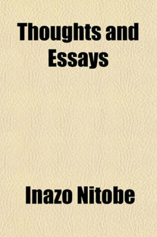 Cover of Thoughts and Essays