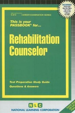 Cover of Rehabilitation Counselor