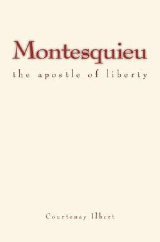 Cover of Montesquieu