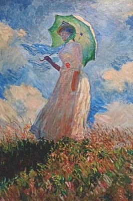 Book cover for Claude Monet Woman with Umbrella Journal