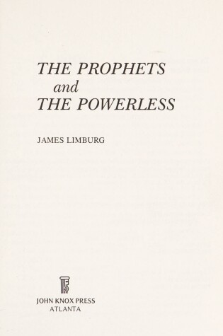 Cover of Prophets and the Powerless