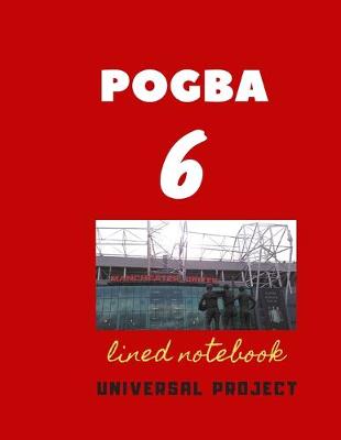 Book cover for 6 POGBA lined notebook