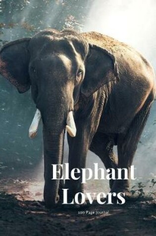 Cover of Elephant Lovers 100 page Journal