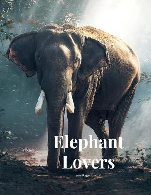 Book cover for Elephant Lovers 100 page Journal