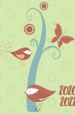Cover of 2020-2022 Three 3 Year Planner Cardinal Dove Monthly Calendar Gratitude Agenda Schedule Organizer