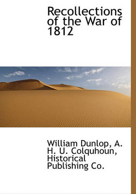 Book cover for Recollections of the War of 1812