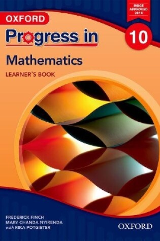 Cover of Progress in Mathematics (Zambia): Grade 10: Learner's Book