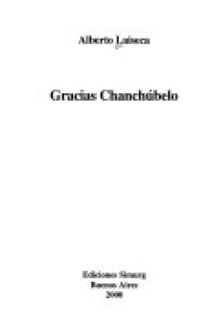 Cover of Gracias Chanchubelo