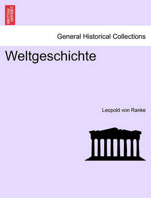 Book cover for Weltgeschichte Vierter Band