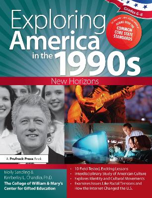 Book cover for Exploring America in the 1990s