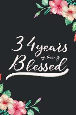 Cover of Blessed 34th Birthday Journal