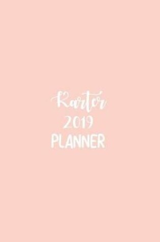 Cover of Karter 2019 Planner