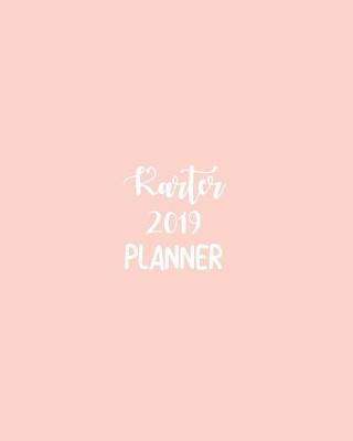 Book cover for Karter 2019 Planner