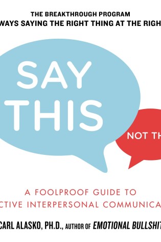 Cover of Say This, Not That