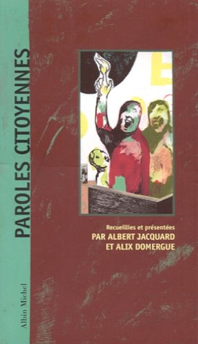 Book cover for Paroles Citoyennes