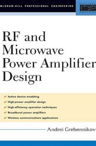 Cover of RF and Microwave Power Amplifier Design