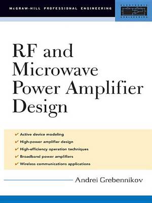 Cover of RF and Microwave Power Amplifier Design