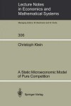 Book cover for A Static Microeconomic Model of Pure Competition