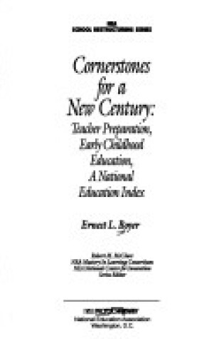 Cover of Cornerstones for a New Century