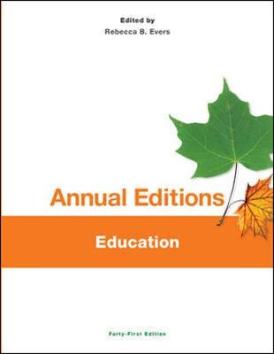 Book cover for Annual Editions: Education, 42/e