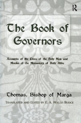 Cover of Book Of Governors