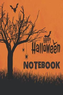 Book cover for Halloween Notebook Tree Cover