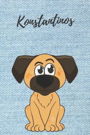 Cover of Malbuch Kinder Hunde / Tagebuch / Notizbuch / Journal / DIN A5 / Geschenk Konstantinos