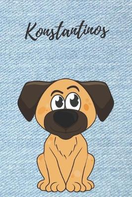 Book cover for Malbuch Kinder Hunde / Tagebuch / Notizbuch / Journal / DIN A5 / Geschenk Konstantinos