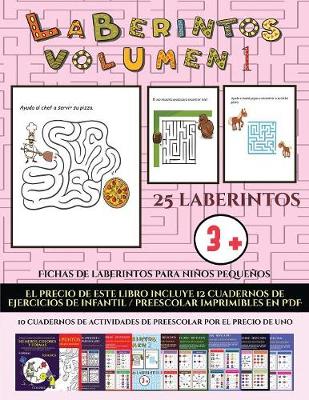 Cover of Fichas de laberintos para niños pequeños (Laberintos - Volumen 1)