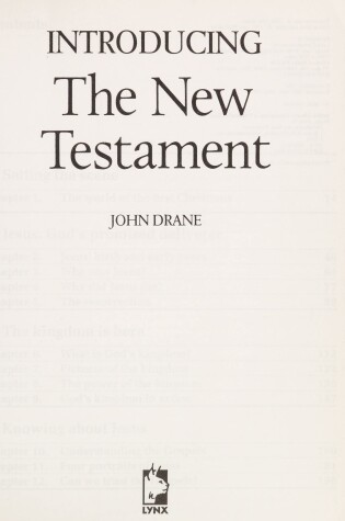 Cover of Introducing the New Testament