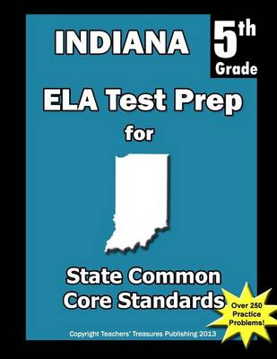Book cover for Indiana 5th Grade ELA Test Prep