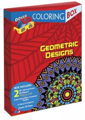 Book cover for Geometric Designs 3-D Coloring Box