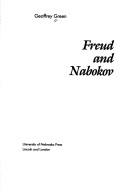 Book cover for Freud and Nabokov