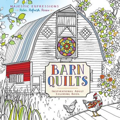 Book cover for Barn Quilts Colouring Book