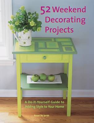 Book cover for 52 Weekend Decorating Projects