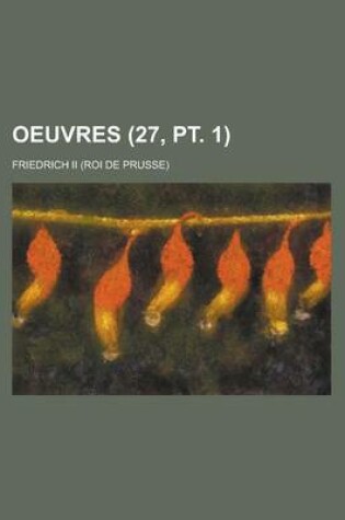 Cover of Oeuvres (27, PT. 1 )