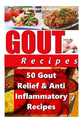 Book cover for Gout Recipes - 50 Gout Relief & Anti Inflammatory Recipes