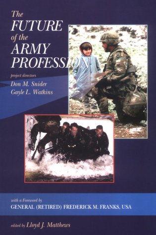 Book cover for The Future of the Army Profession