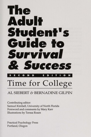 Cover of Time for College