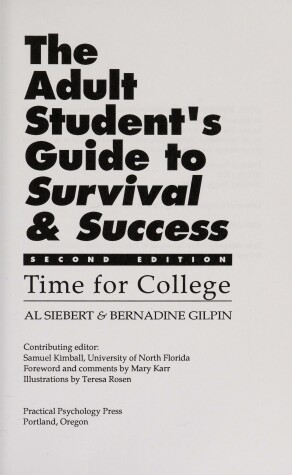 Cover of Time for College