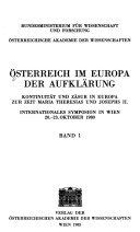 Book cover for Osterreich Im Europa Der Aufklarung