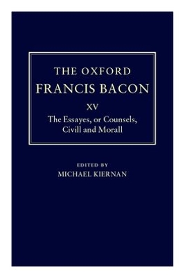 Book cover for The Oxford Francis Bacon XV