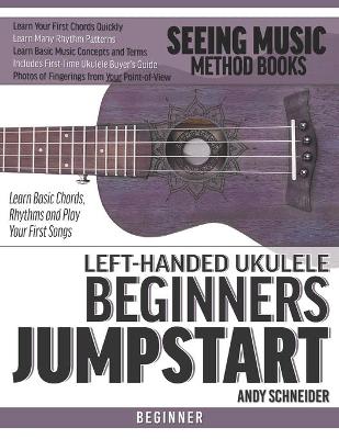 Book cover for Left-Handed Ukulele Beginners Jumpstart