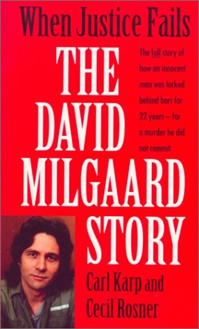 Book cover for When Justice Fails: the David Milgaard Story