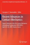 Book cover for Recent Advances in Contact Mechanics