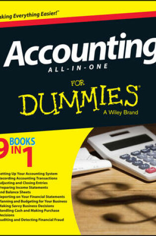 Cover of Accounting All-in-One For Dummies